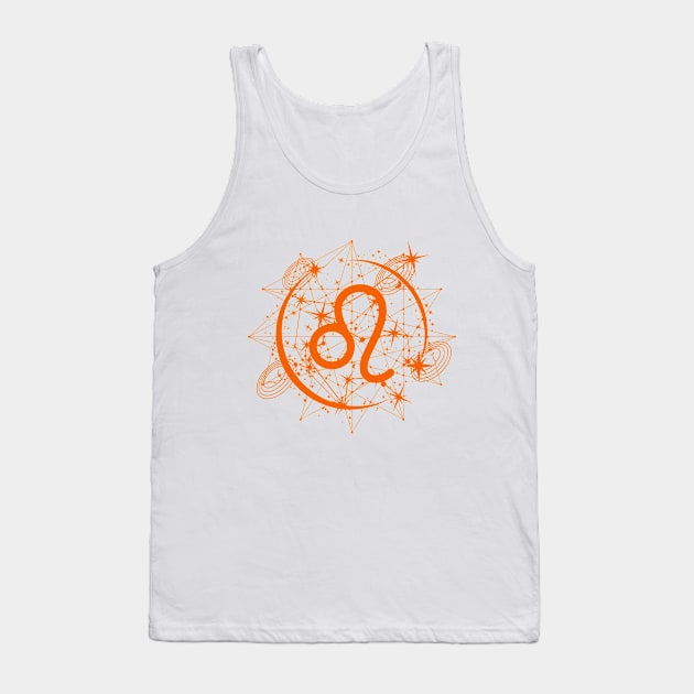 Leo Symbol Tank Top by Mujji